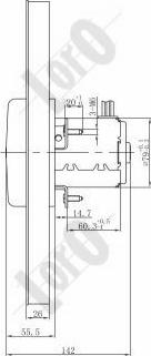 ABAKUS 053-014-0010 - Ventilators, Motora dzesēšanas
