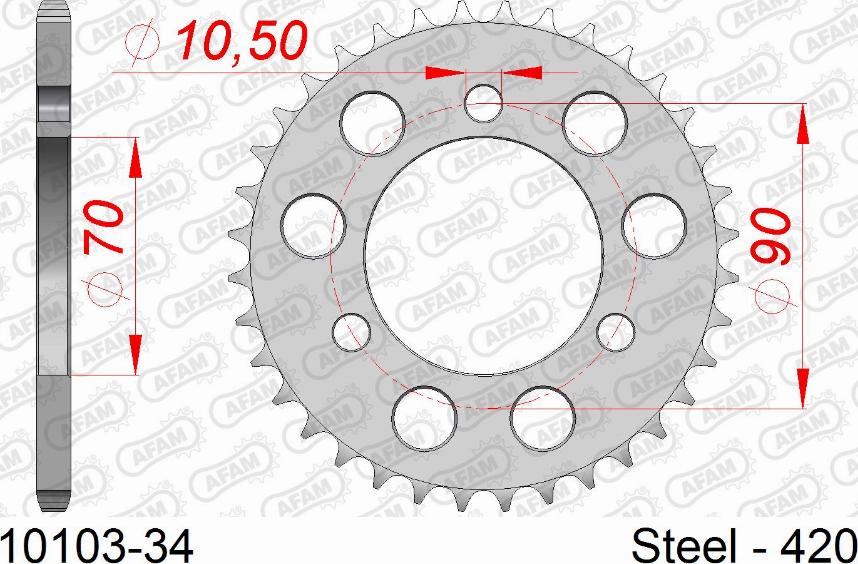 AFAM 10103-34 - Auto Part