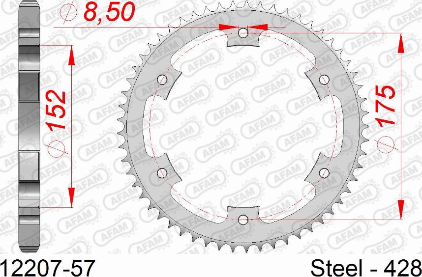 AFAM 12207-57 - Auto Part