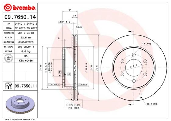 Brembo 09.7650.11