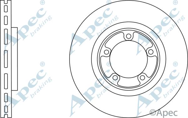 Blue Print ADC443124 - BREMŽU DISKS