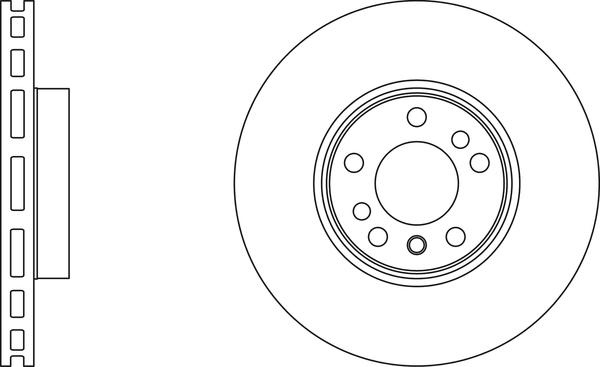 FREMAX BD-6045 - DDF1256 BREMŽU DISKS