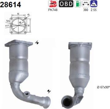 AS 28614 - KATALIZATORS 28614