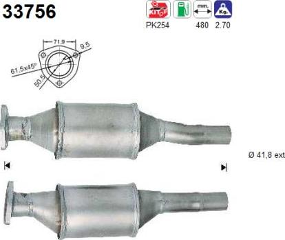 AS 33756 - KATALIZATORS 33756