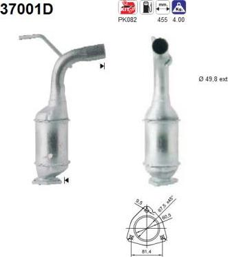 AS 37001D - KATALIZATORS 37001D