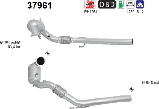 AS 37961 - KATALIZATORS 37961