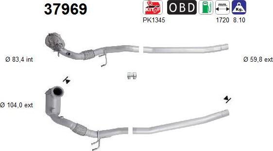 AS 37969 - KATALIZATORS 37969