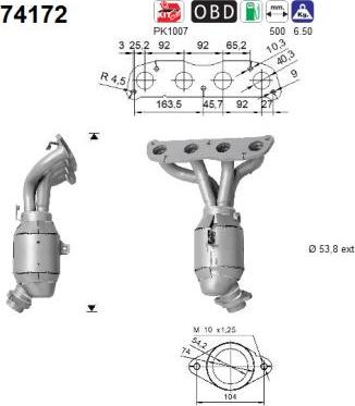 AS 74172 - KATALIZATORS 74172