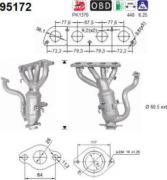 AS 95172 - KATALIZATORS 95172