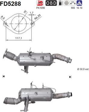 AS FD5288 - DPF / Nosēdumu