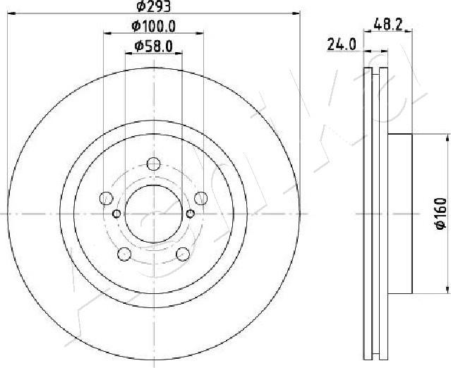 Ashika 60-07-715C - Auto Part