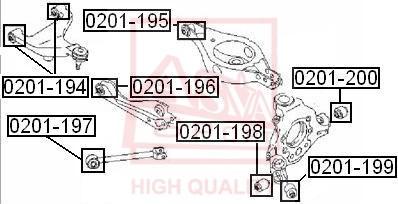 ASVA 0201-196 - 551A1-CC40A BUKSE 0201-196