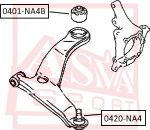 ASVA 0401-NA4B - MR594320 BUKSE 0401-NA4B