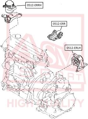 ASVA 0512-ERLH - EH46-39-070B SPILVENS 0512-ERLH