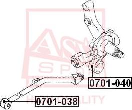 ASVA 0701-038 - 46200-60G03 BUKSE 0701-038