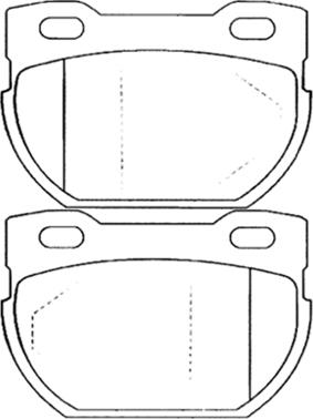 Maxgear 19-3133 - Bremžu uzliku kompl