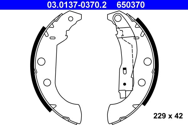 ATE 03.0137-0370.2 - Bremžu