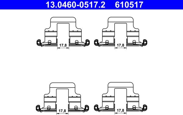 ATE 13.0460-0517.2 - Piederumu