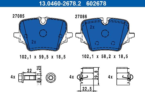 ATE 13.0460-2678.2 - Auto