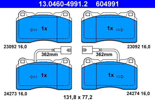 ATE 13.0460-4991.2 - Auto
