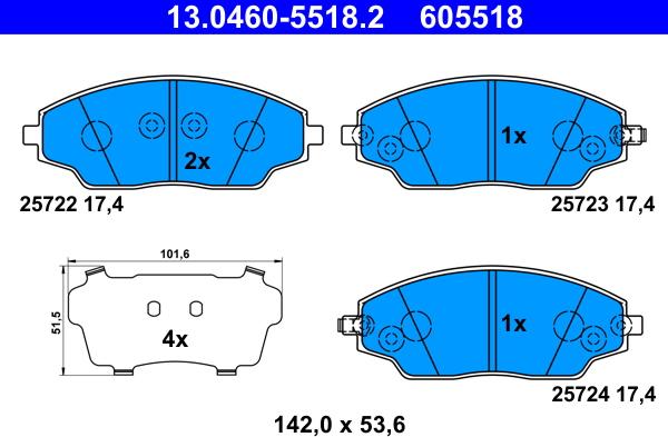 ATE 13.0460-5518.2 - Auto