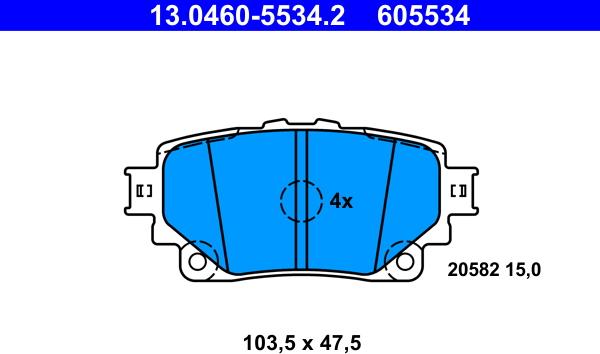 ATE 13.0460-5534.2 - FDB5353
