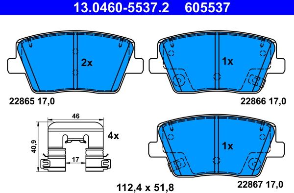 ATE 13.0460-5537.2 - Auto