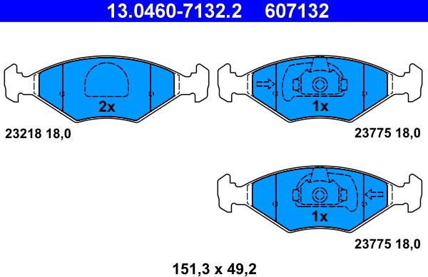 ATE 13.0460-7132.2 - Auto