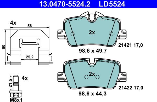 ATE 13.0470-5524.2 - Auto