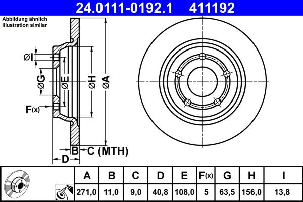 ATE 24-0111-0192-1 - Auto Part