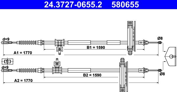 ATE 24.3727-0655.2 - Trose