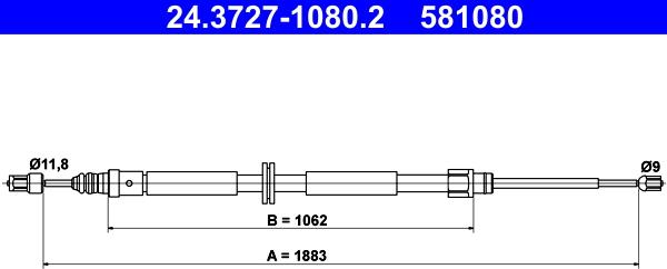 ATE 24.3727-1080.2 - Auto