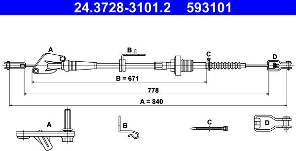 ATE 24.3728-3101.2 - Trose