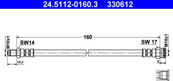 ATE 24.5112-0160.3 - Auto