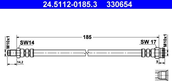 ATE 24.5112-0185.3 - Auto