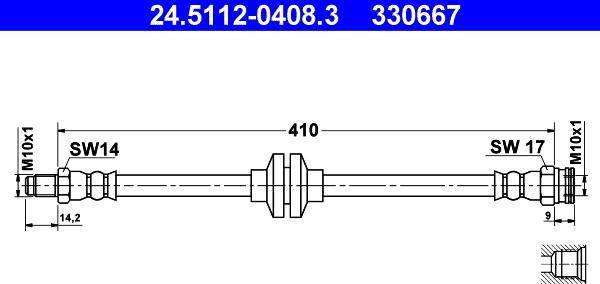 ATE 24-5112-0408-3 - Auto Part