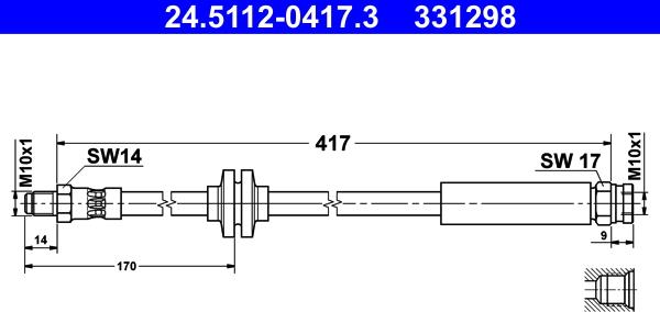 ATE 24-5112-0417-3 - Auto Part
