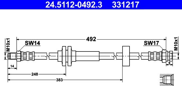 ATE 24.5112-0492.3 - Auto