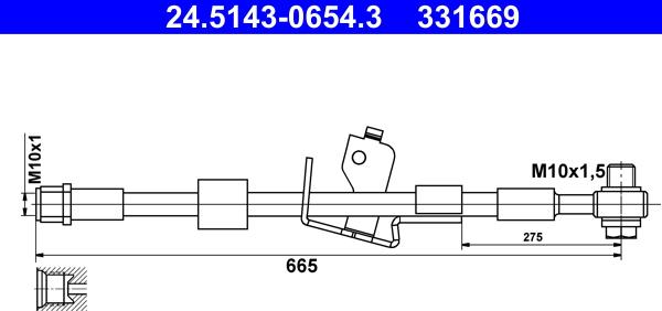 ATE 24.5143-0654.3 - Auto