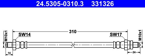 ATE 24-5305-0310-3 - Auto Part