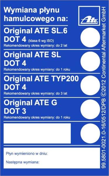 ATE 99.5801-0021.0 - Auto