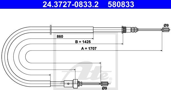 ATE 24.3727-0833.2 - Auto