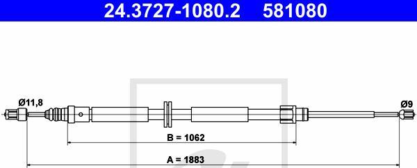 ATE 24.3727-1080.2 - Auto