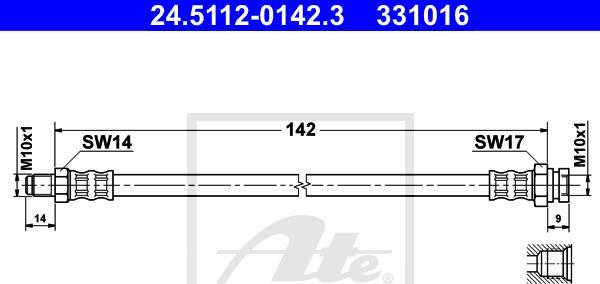 ATE 24.5112-0142.3 - Auto
