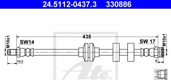 ATE 24.5112-0437.3 - Auto
