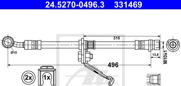 ATE 24-5270-0496-3 - Auto Part