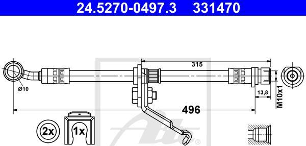 ATE 24.5270-0497.3 - Auto