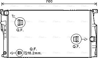 AVA BW2453 - Auto Part