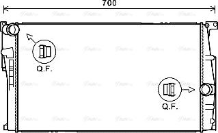 AVA BW2455 - Auto Part
