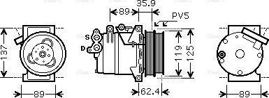 AVA FDK433 - Auto Part